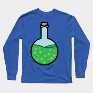 DIY Single Green Potion or Poison for Tabletop Board Games (Style 3) Long Sleeve T-Shirt